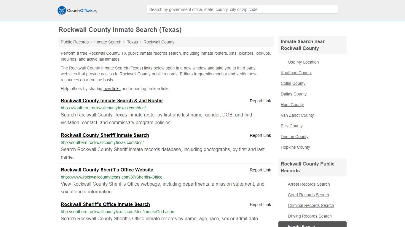 Inmate Search - Rockwall County, TX (Inmate Rosters ...